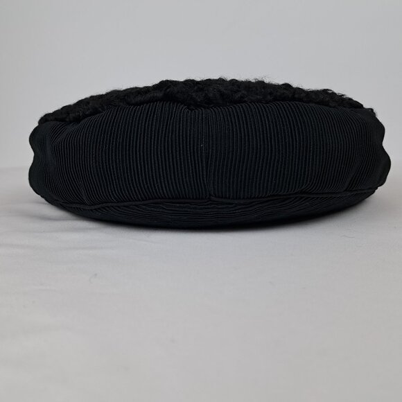 Vintage Persian Curly Lamb Muff w/ Waldes Zipper by Engel-Fetzer Cleveland OH - Picture 6 of 15